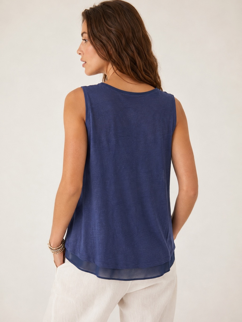 Sanctuary Blue Sleeveless Top - Picture 3 of 7
